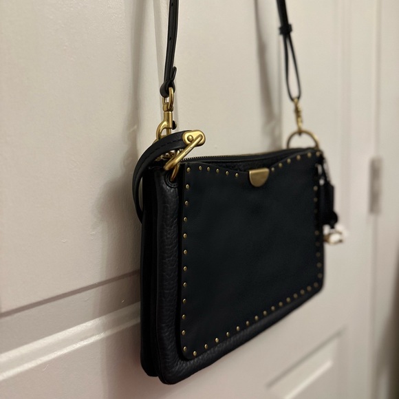 COACH | Dreamer Shoulder/Crossbody Bag with Rivets includes duster - Picture 7 of 14